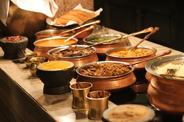 Ukázka indické kuchyně